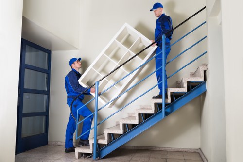 Low-carbon van used for an environmentally friendly move in Tottenham Green