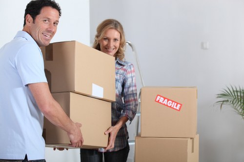 Commercial removals setup for a local Tottenham Green business